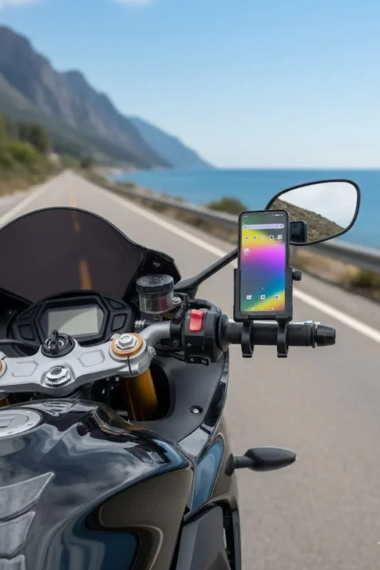 Ergonomik 360° Motosiklet Telefon Tutucu Aparatı
