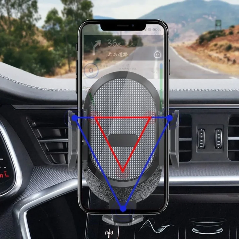 Ergonomik Vantuzlu Araç İçi Telefon Tutucu Aparatı