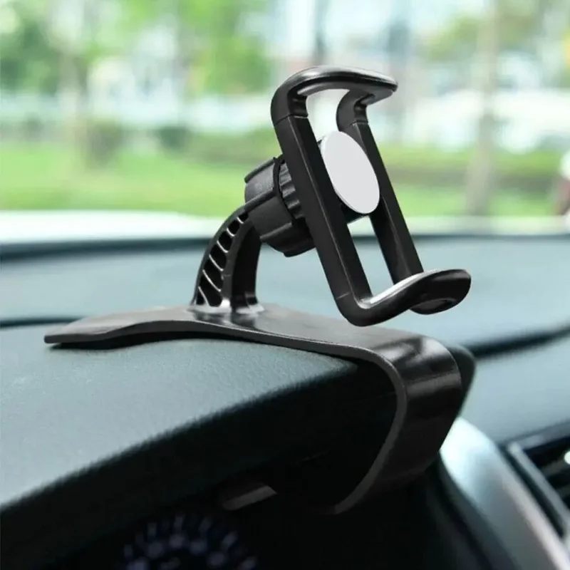 Ergonomik Araç İçi Telefon Tutucu Dönme Başlıklı Kıskacı