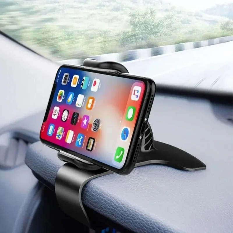 Ergonomik Araç İçi Telefon Tutucu Dönme Başlıklı Kıskacı