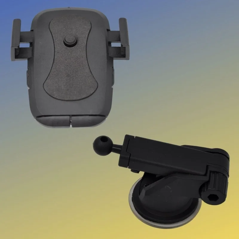 Ergonomik Vantuzlu Teleskopik Araç Telefon Tutucu ile 360 Derece Dönüş