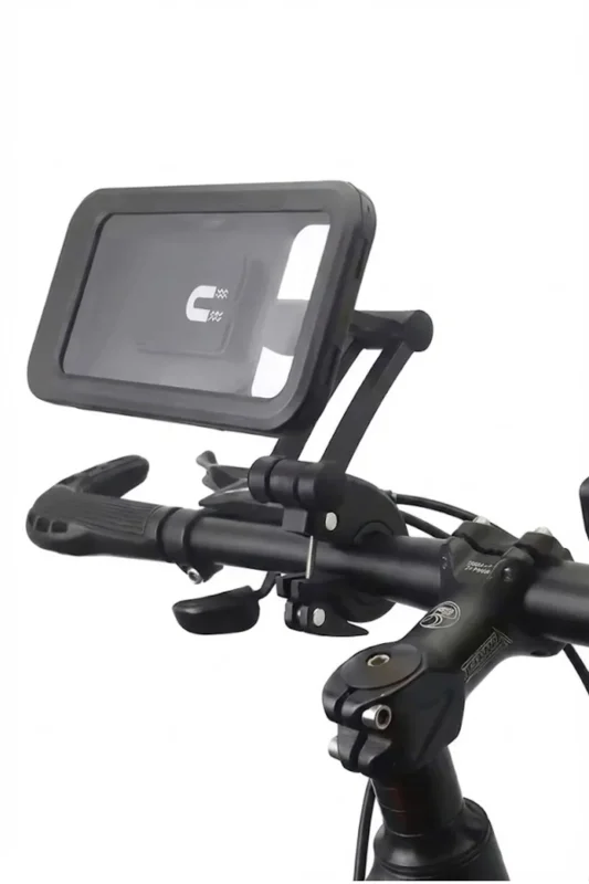 Ergonomik Su Geçirmez Motosiklet Gidon Telefon Tutucu Kılıfı