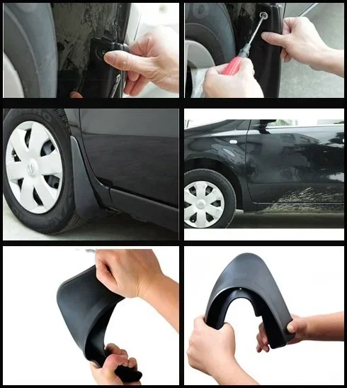 Pratik Kullanım İçin Ergonomik Çamur Önleyici Araba Paçalık Seti 32 x 19 cm