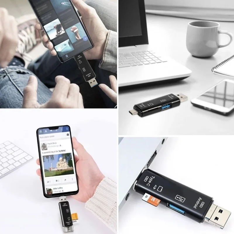 Çok Amaçlı USB 2.0 OTG Dönüştürücü Micro SD Kart Okuyucu