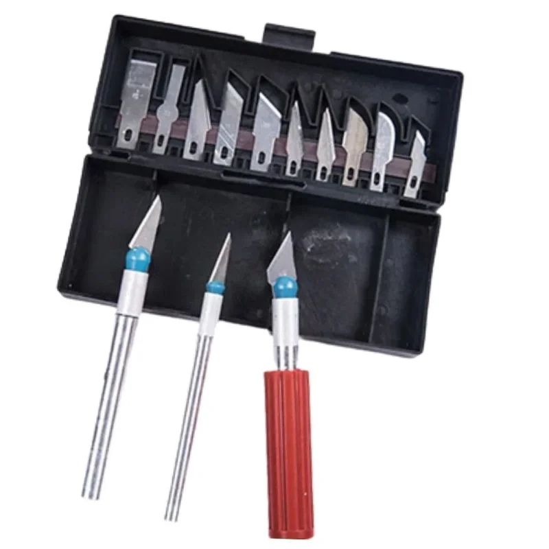 Ergonomik 16 Parça Hobi Gravür ve Oyma Seti ile Maket Bıçak