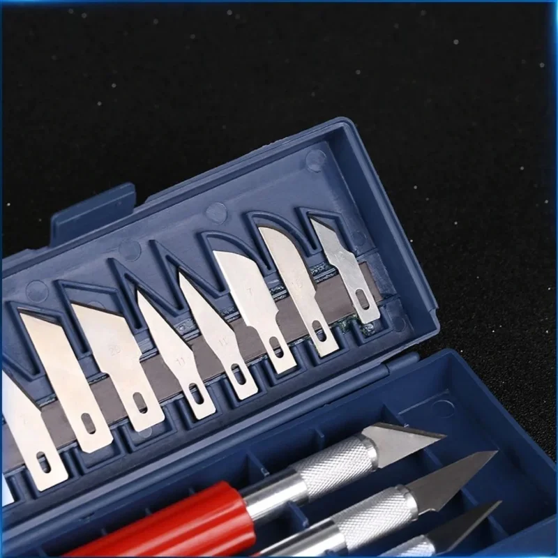 Ergonomik 16 Parça Hobi Gravür ve Oyma Seti ile Maket Bıçak