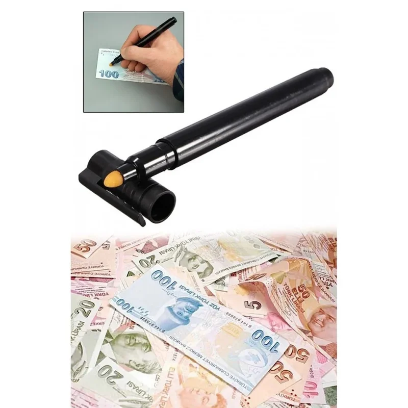 Yüksek Kaliteli Taklit Para Tespit Kalemi Kontrol Cihazı