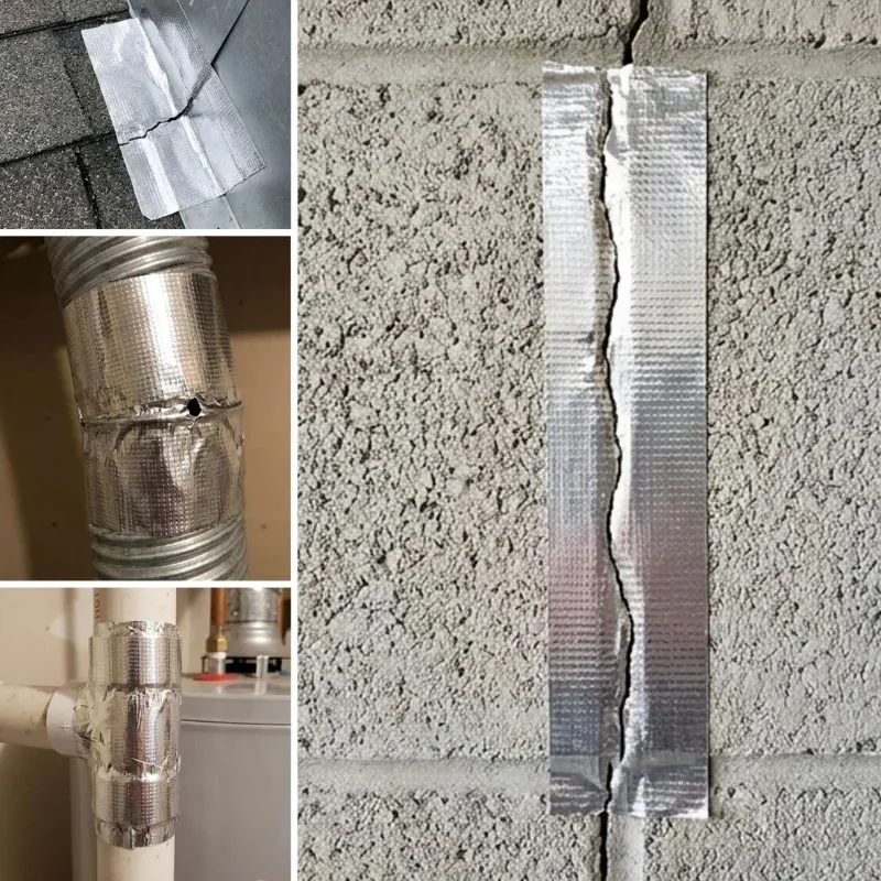 Ultra Dayanıklı Su Geçirmez Yapışkan Bant Folyo 5 cm Çatı Onarıcı