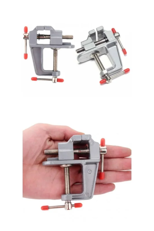 Ergonomik Mini Tezgah Hobi Mengenesi 30 mm Sabitleme Aparatı