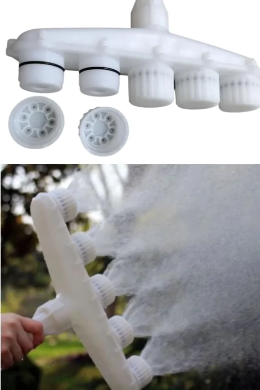 Ergonomik Yüksek Basınçlı 5 Başlı Bahçe Sulama Aparatı