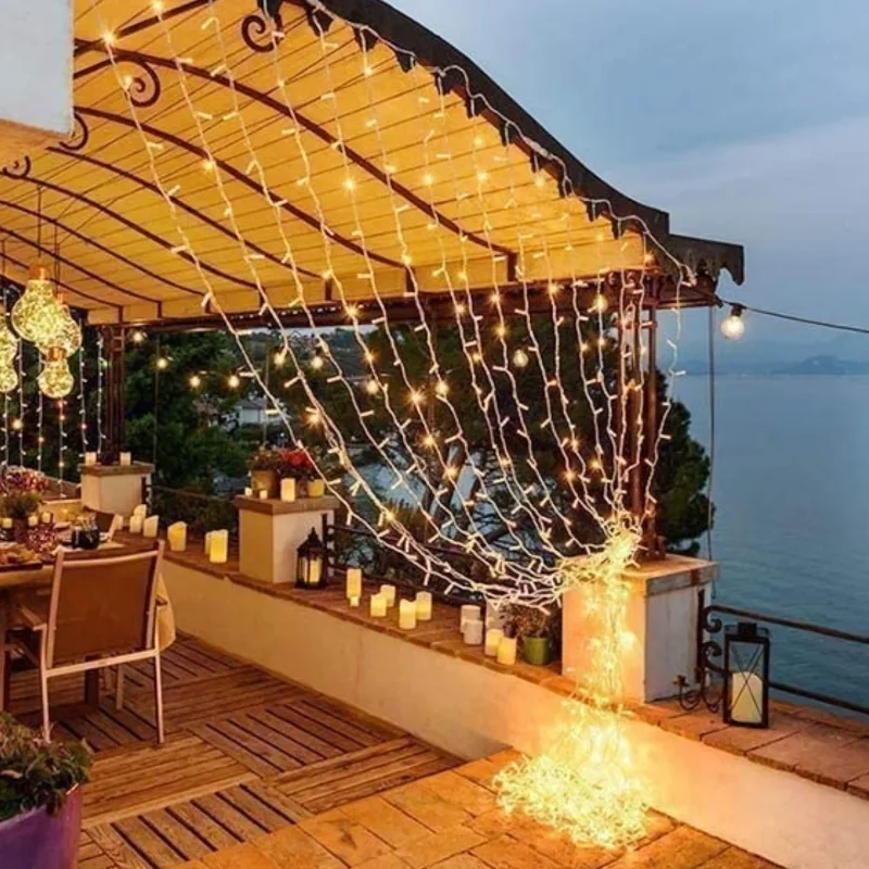 Şık Tasarım 2 x 2 Metre 320 Led Çok Fonksiyonlu Dekoratif Işık Perdesi