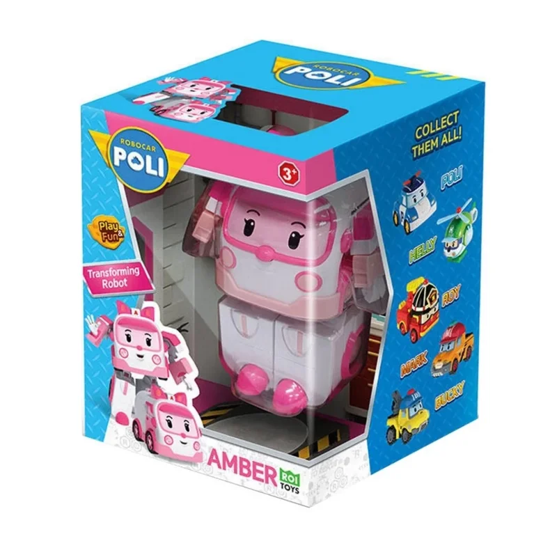 Transforming Robot Figür Amber 1 Adet Çocuk Oyuncağı