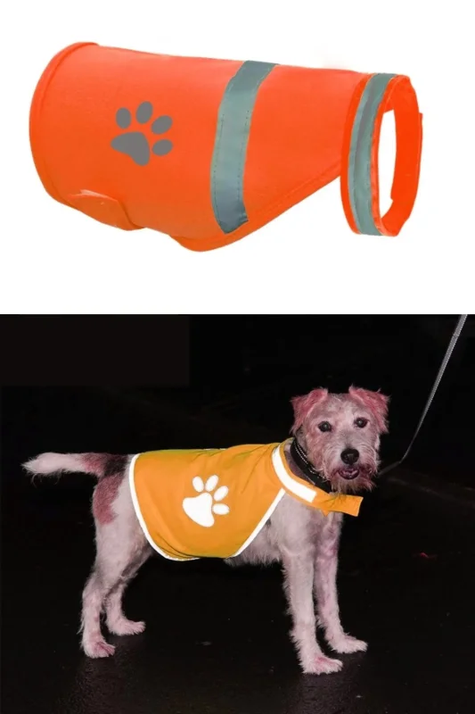 Ergonomik Gece Görüşlü Su Geçirmez Cırt Cırtlı Köpek Yeleği Medium