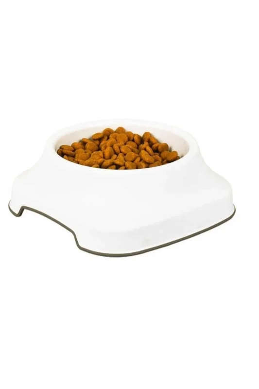 Ergonomik Silikon Tabanlı 2 L Plastik Kedi ve Köpek Mama Kabı