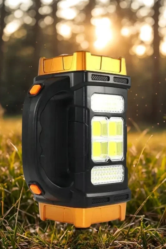 Çok Amaçlı Taşınabilir Güneş Enerjili 38 W LED Lamba