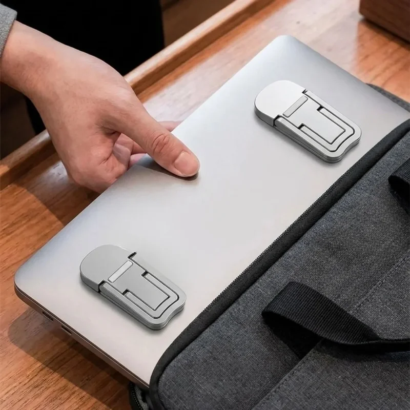 Ergonomik Taşınabilir Kaymaz Laptop Yükseltici Standı - 2'li Set