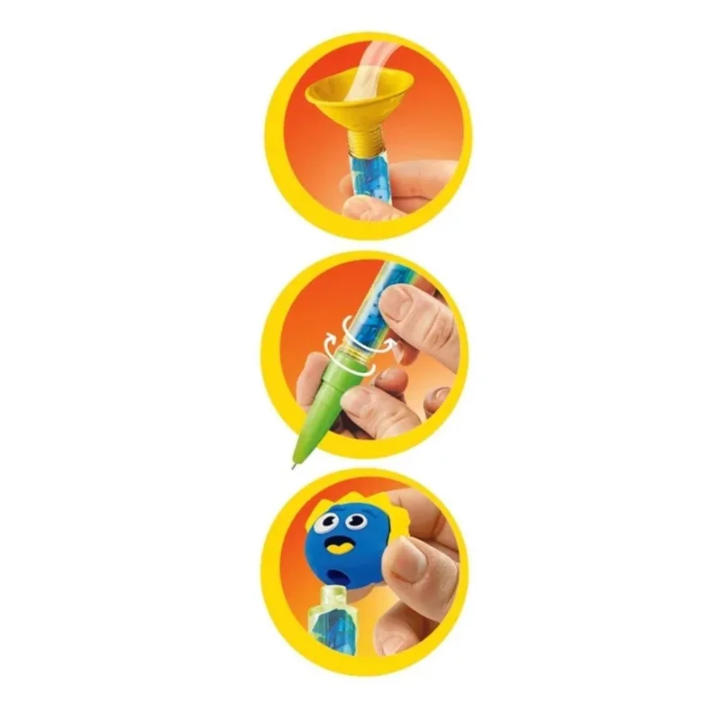 Eğlenceli Mini Kalem Seti 1 Adet Canavar Temalı