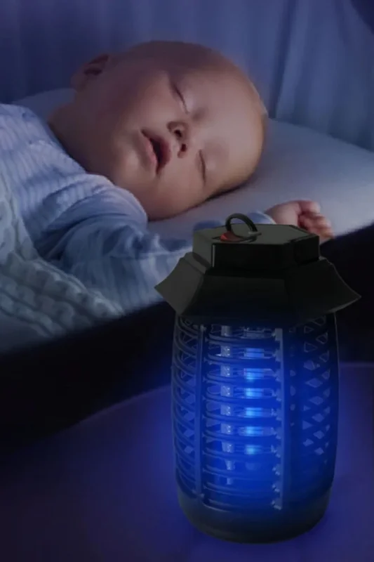 Ergonomik Taşınabilir UV Işıklı Sinek Öldürücü Cihaz 2 W