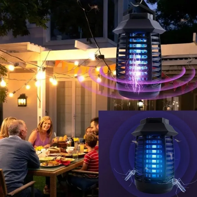 Ergonomik Taşınabilir UV Işıklı Sinek Öldürücü Cihaz 2 W