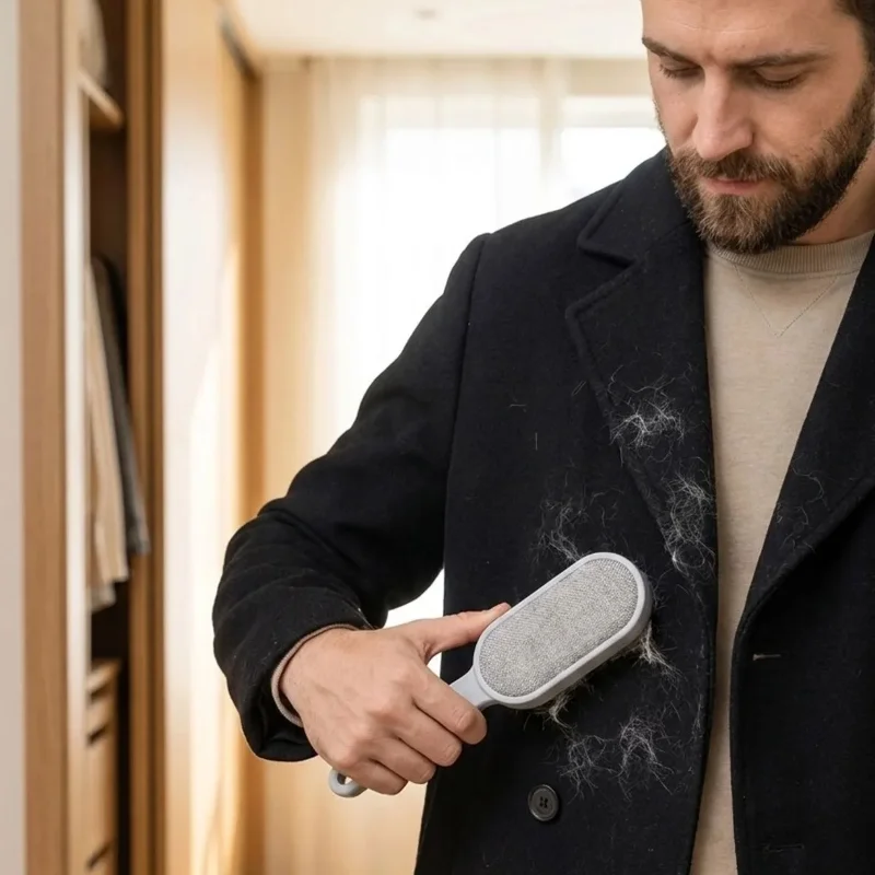Ergonomik Kadife Tüy Temizleme Fırçası - Çok Amaçlı Koltuk Halı Aparatı