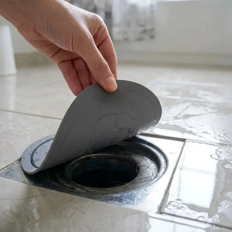 Şık Tasarım Kötü Koku Engelleyici Silikon Lavabo Matı