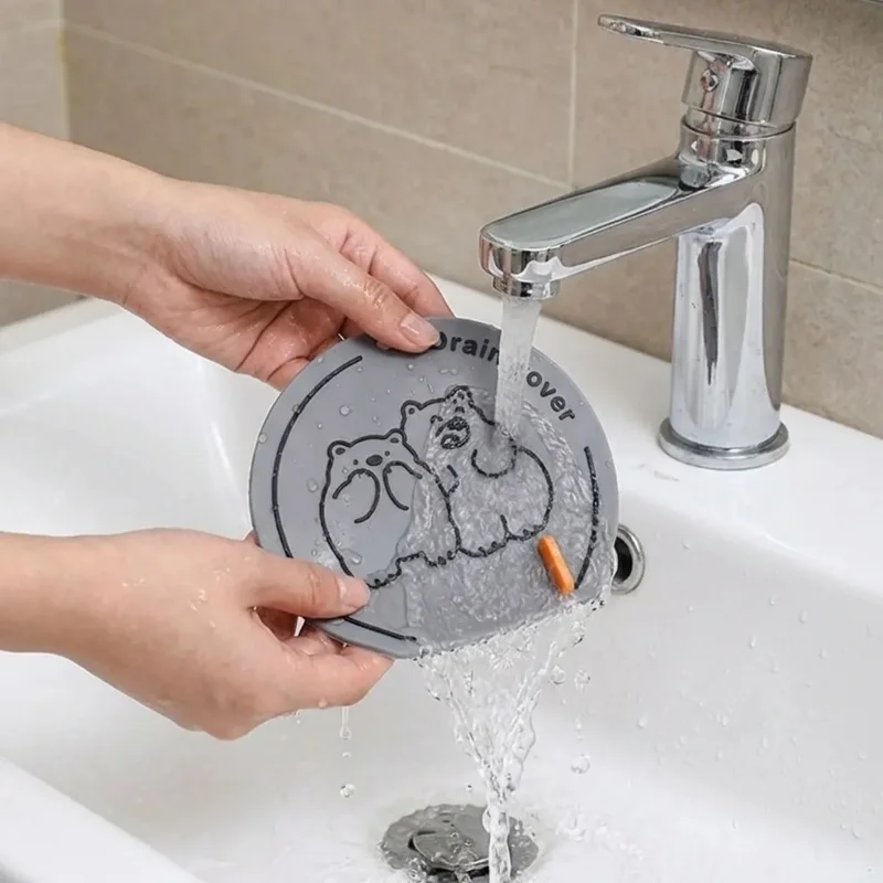 Şık Tasarım Kötü Koku Engelleyici Silikon Lavabo Matı