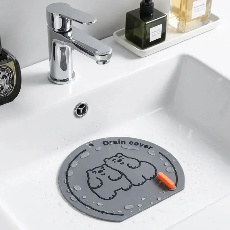 Şık Tasarım Kötü Koku Engelleyici Silikon Lavabo Matı