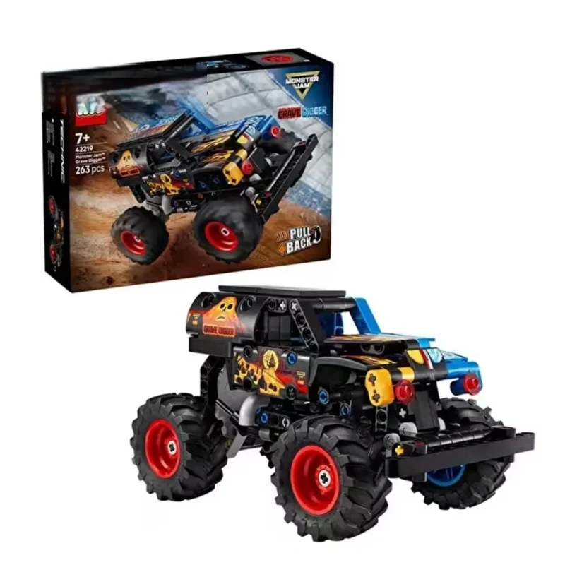 Eğlenceli Technic Jam Grave Digger 263 Parça +7 Yaş