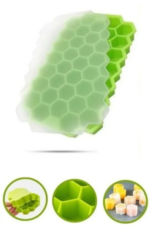 Ergonomik Petek Tasarımlı Çok Amaçlı Silikon Buz Kalıbı