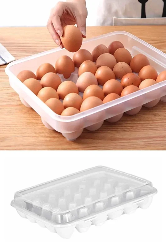Pratik Kullanım için Ergonomik 30'lu Yumurta Saklama Kabı