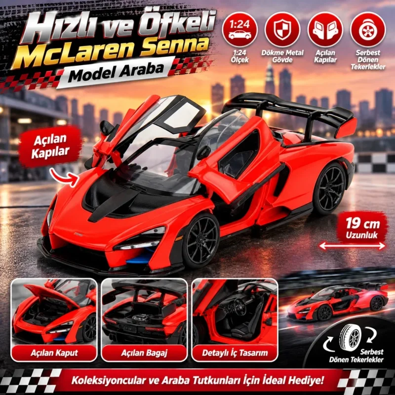 Özel Tasarım McLaren Senna 1 Adet