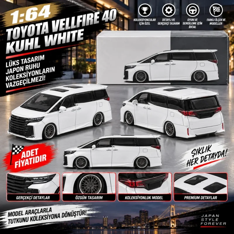 Toyota Vellfire 40 KUHL Beyaz 1 Adet Araç Aksesuarı