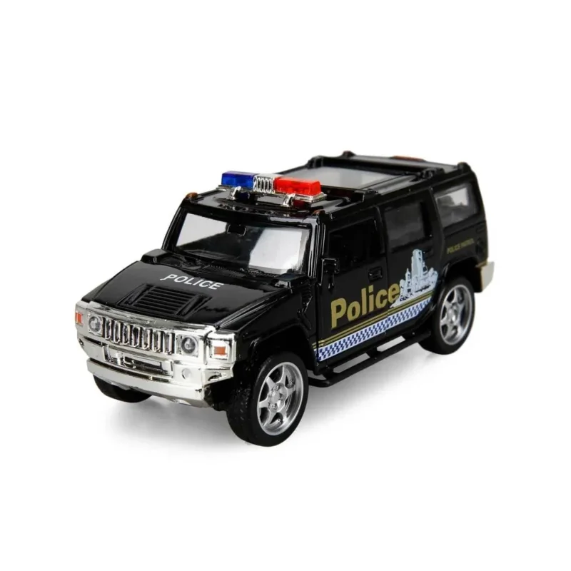 Işıklı Polis Jeep 12 cm Uzaktan Kumanda Aracı