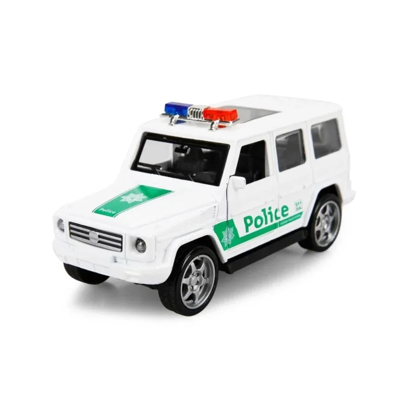 Işıklı Polis Jeep 12 cm Uzaktan Kumanda Aracı