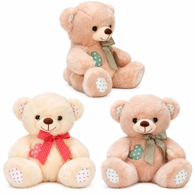 Peluş Kalpli Oturan 42 cm 2 Adet Dekoratif Figür – 2. görsel