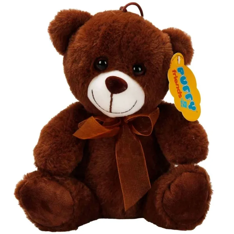 Peluş Oturan Kurdeleli 21 cm 2 Adet