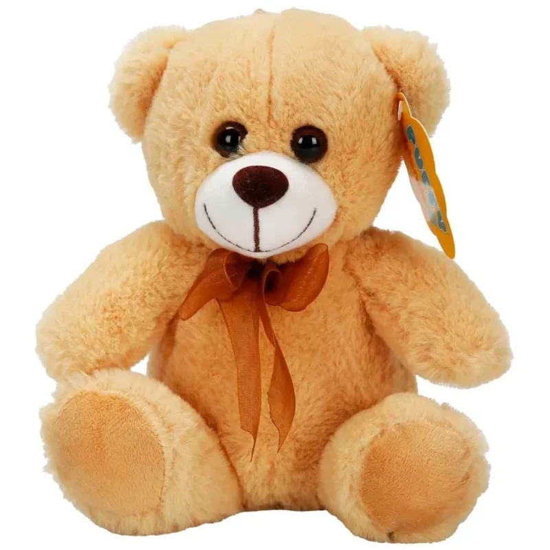 Peluş Oturan Kurdeleli 21 cm 2 Adet