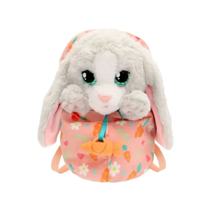 Sevimli Peluş Tavşan 20 cm Sesli Oyun Arkadaşı