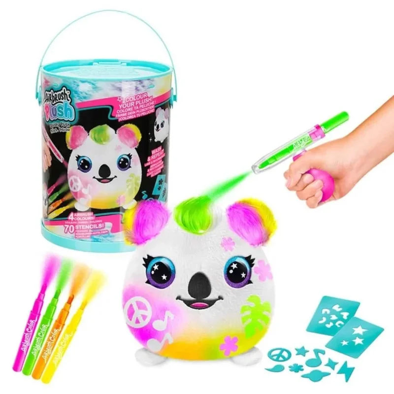 Peluş Neon Boyama Seti 1 Adet Sanat Malzemesi
