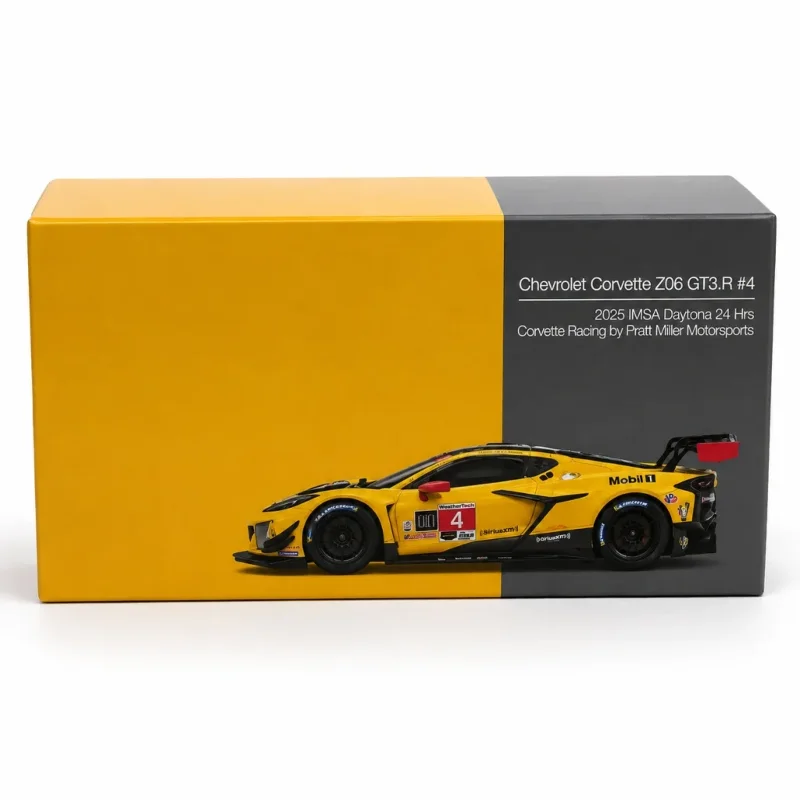 64 Z06 GT3.R #4 Corvette Racing 1 64 Ölçekli – 4. görsel