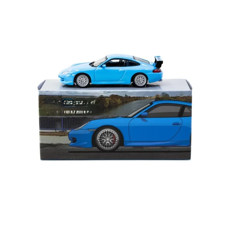 Porsche 911 GT3 1 64 Ölçekli Light Blue Araç