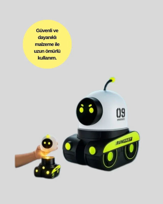 Bluetooth Hoparlörlü Robot Tasarımlı Yıldızlı Gökyüzü Projektör – 3. görsel