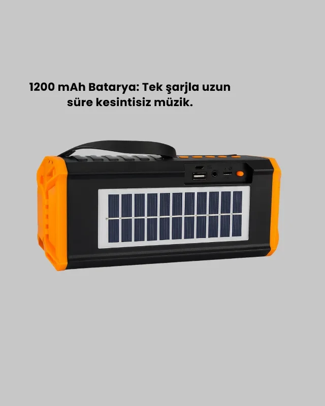 Yeni Nesil Taşınabilir Bluetooth Hoparlör 1200 Mah Mikrofonlu – 2. görsel