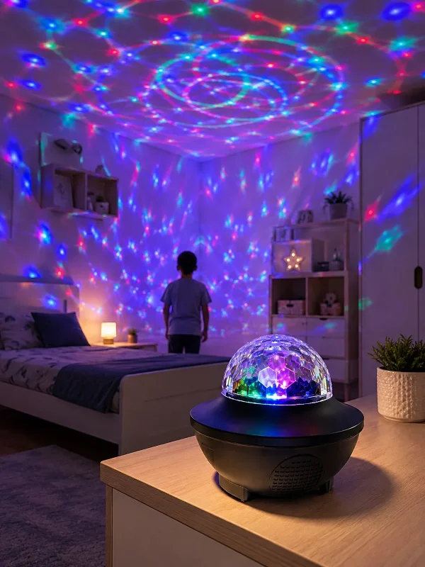 Rgb Işıklı Bluetooth Hoparlör 1 Adet Parti Lambası