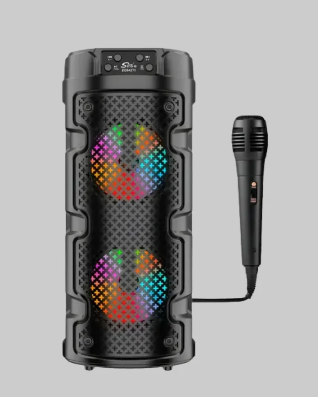 Kompakt Tasarımlı Bluetooth 5.0 Kablosuz Hoparlör Çift Sürücü