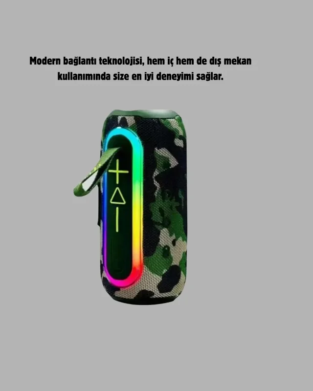 Güçlü Sesli Bluetooth 5.1 Hoparlör 10 Metre Kablosuz Bağlantı – 4. görsel