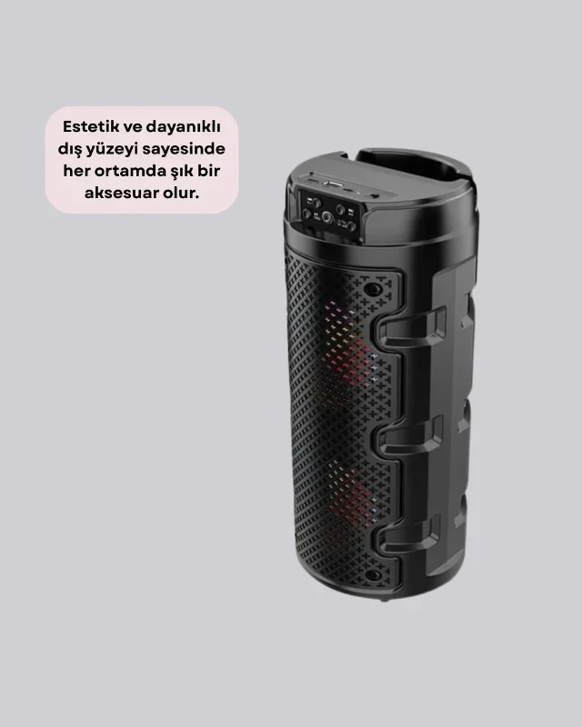 Yeni Nesil Bluetooth 5.0 Hoparlör 2 Sürücü İle Yüksek Ses Kalitesi – 2. görsel