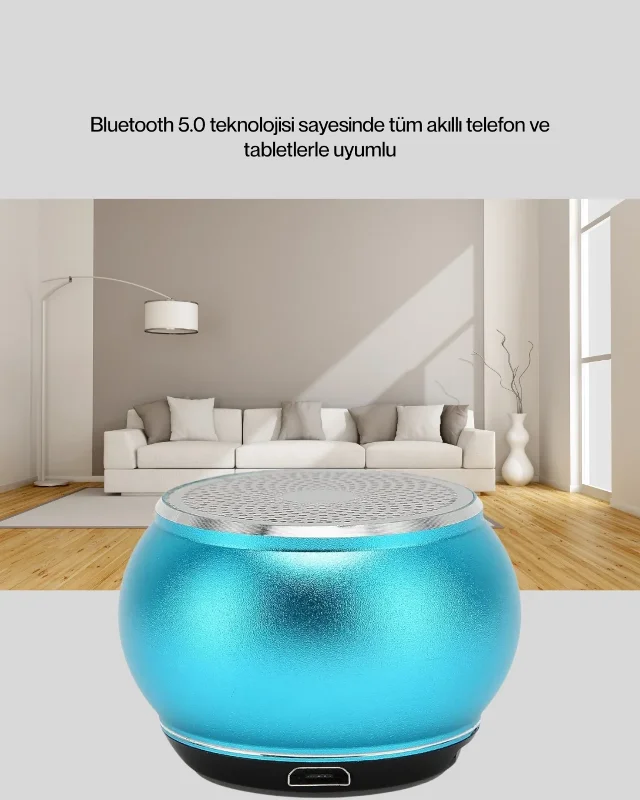 Yeni Nesil Taşınabilir Bluetooth Hoparlör 2-3 Saat Müzik Keyfi