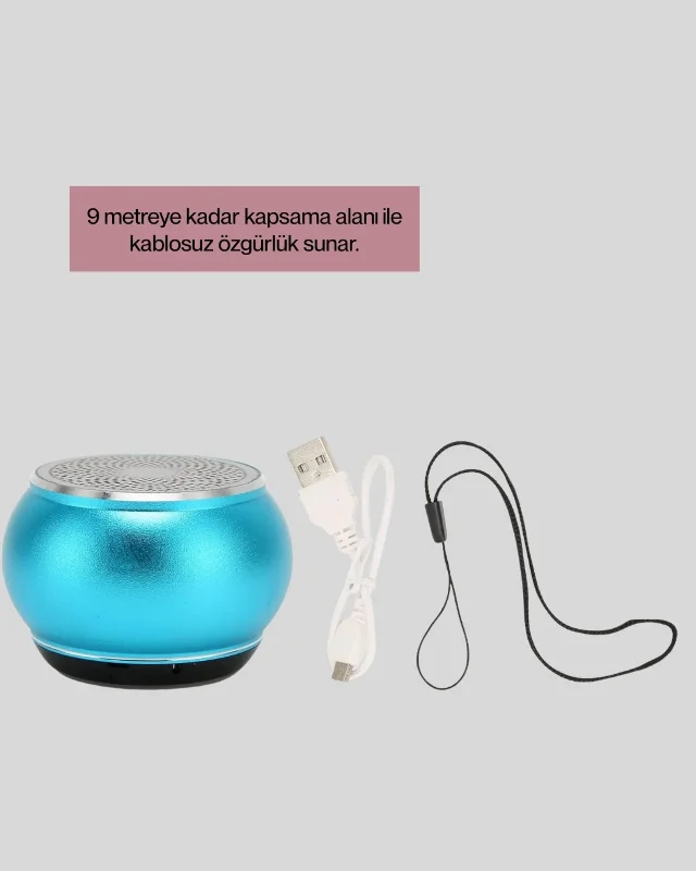 Yeni Nesil Taşınabilir Bluetooth Hoparlör 2-3 Saat Müzik Keyfi – 2. görsel
