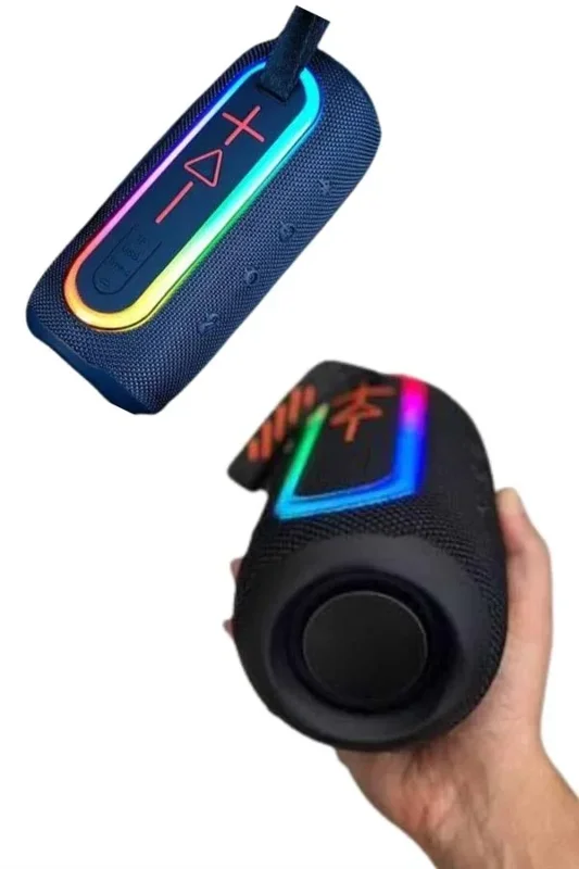 Kablosuz Bluetooth Hoparlör Usb Şarjlı Uzun Pil Ömrü Renkli – 3. görsel